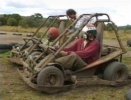 Tristan Wooller and Paul Smith spend £6 each on a buggy ride